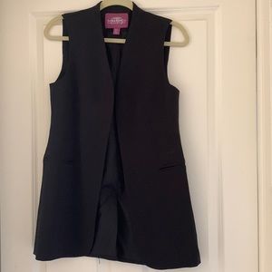 Savile Row Unstructured Sleeveless Vest/Jacket
